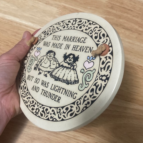 Decorative Plaque with Humorous Marriage Quote - Picture 2 of 6